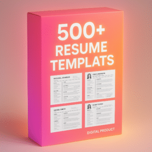 500+ Resume Template Bundle